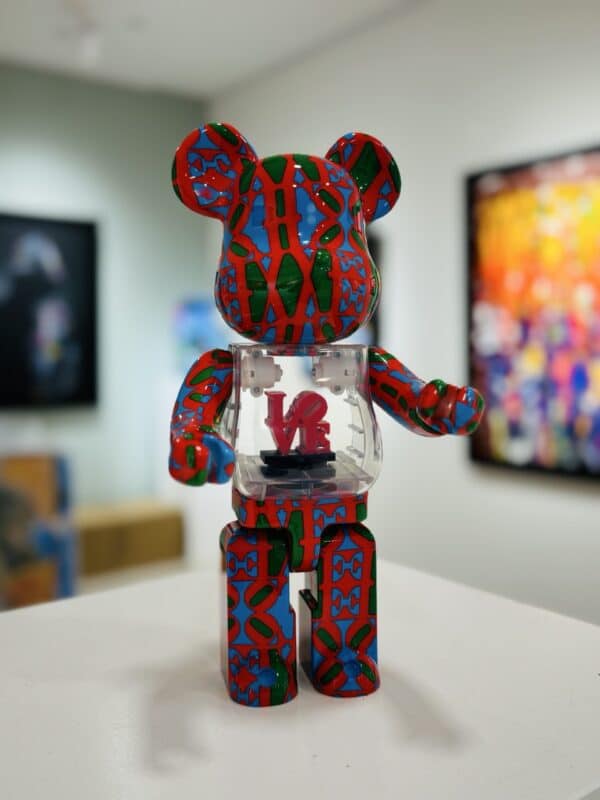 Bearbrick 400% Robert Indiana - LOVE - Image 2