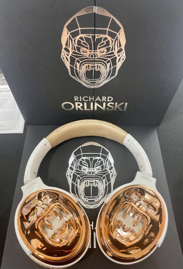 Headphones Kong pink gold, 2023