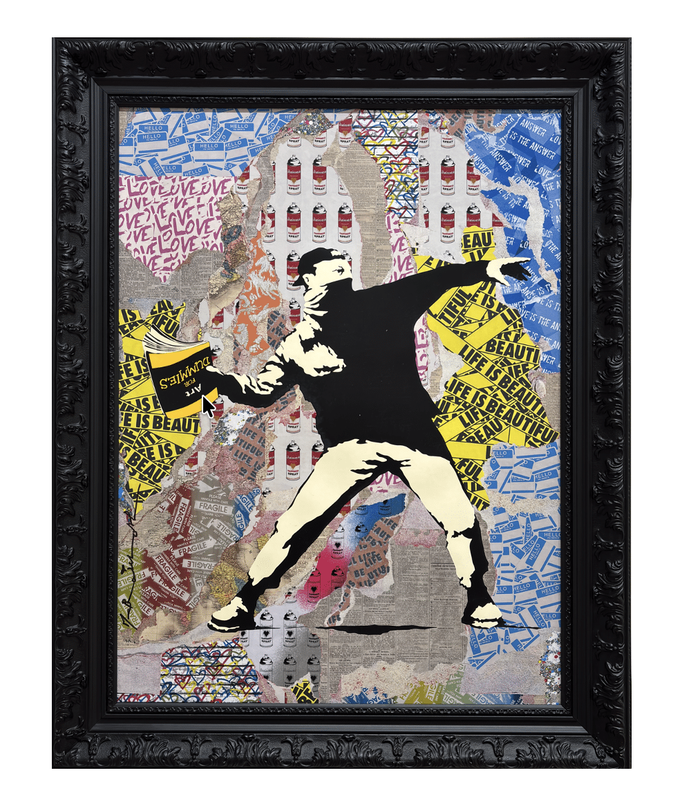 Banksy thrower, 2024