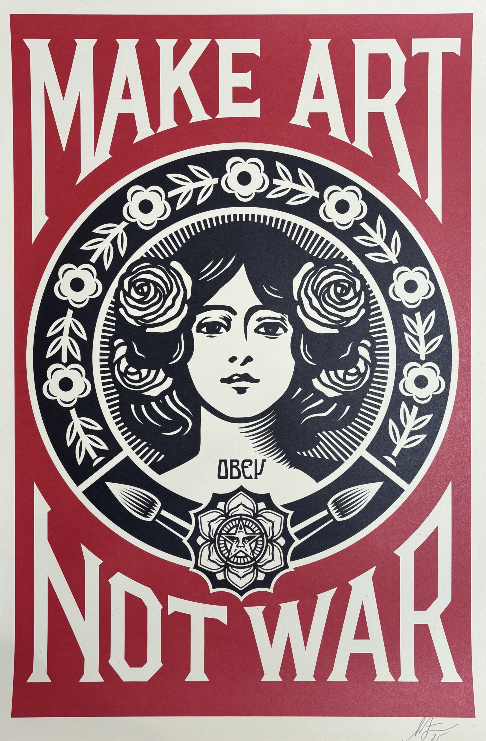 Make art not war, 2025