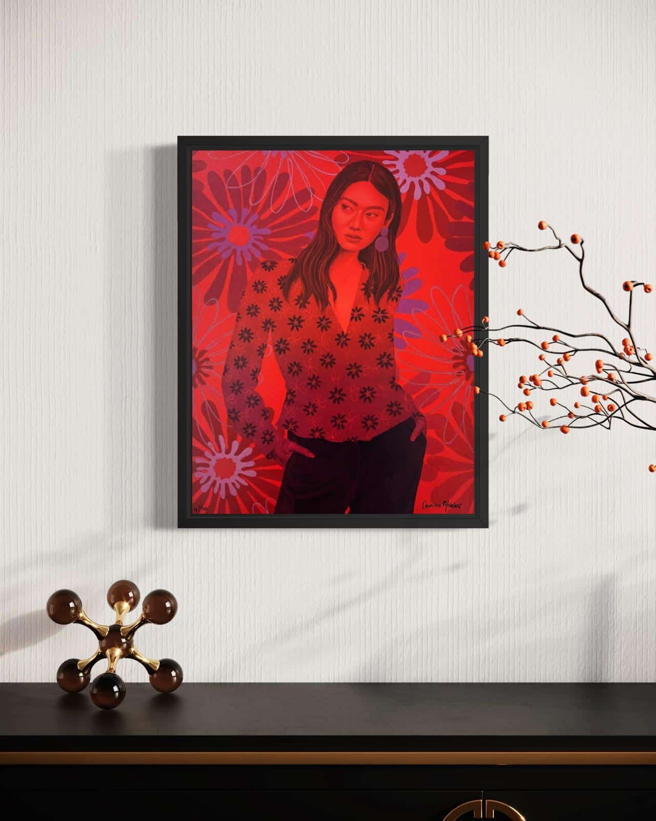 Crimson flower, 2026 – Image 2
