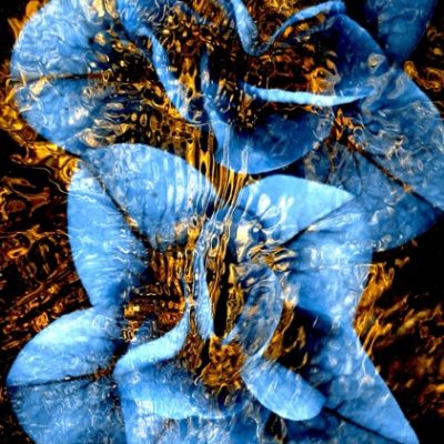 A feu et à cyan - Moyenne