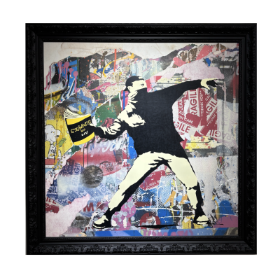 Banksy thrower 1