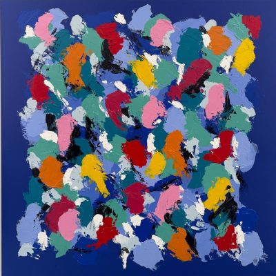 « Chaos 02 » acrylique sur toile 100x100 -10 at 13.55.29 copie