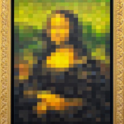 Mona Lisa Louvre Pixel 39